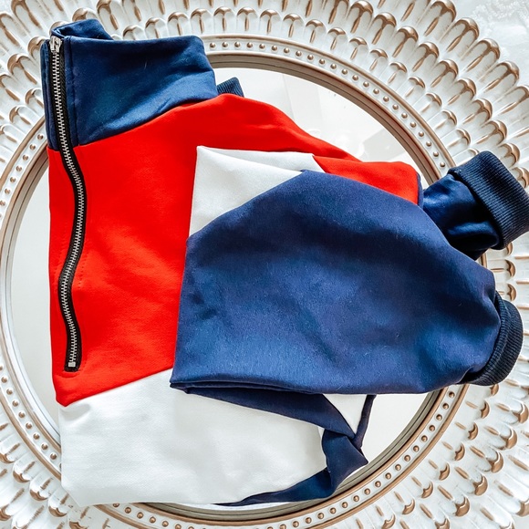 None Sweaters - Red White and Blue Sweater